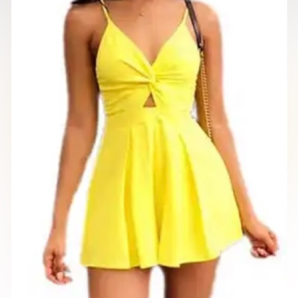 MyKim Pants - Yellow romper